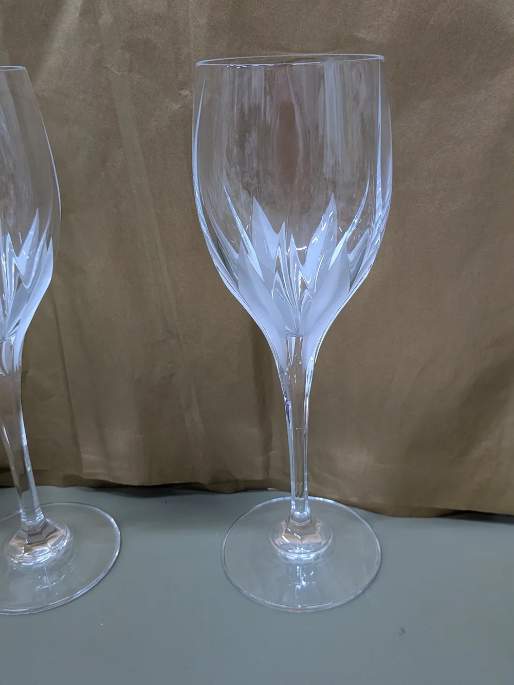 Mikasa Flame D’Amore Crystal Goblets - Set of 3,  9